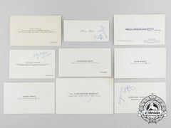 A Collection Of Second War Croatian Calling Cards; Addressed To Franjo Poljan