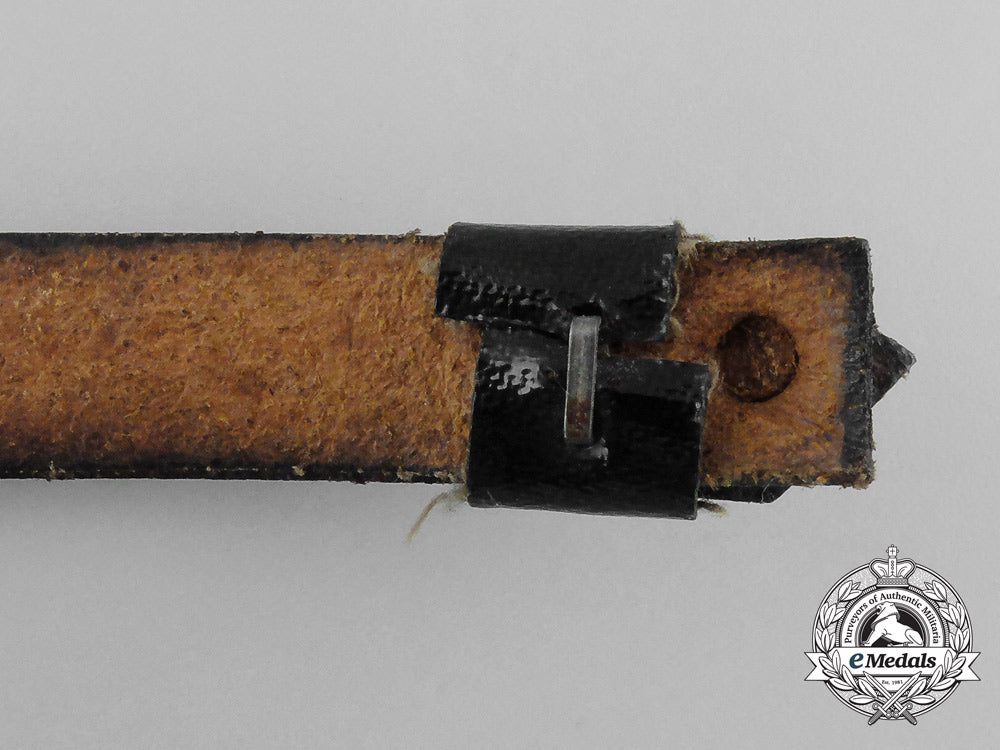 a_german_second_war_nco’s_visor_cap_leather_chinstrap_d_9386