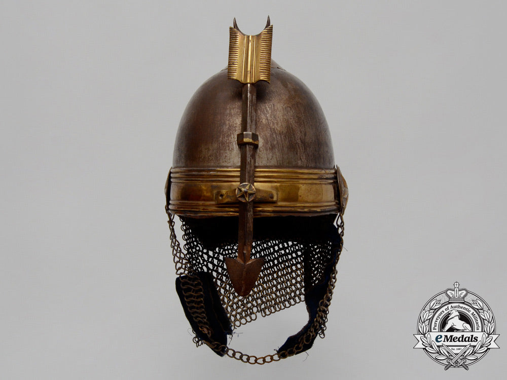 egyptian motorcycle helmet A Rare Mid 1800’S Ottoman-Egyptian Khedive’s “Iron Men” Bodyguard Helmet By Wilkinson & Co