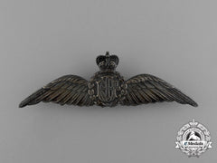 A Queen's Crown Royal Australian Air Force (Raaf) Pilot Badge