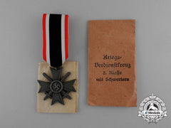 An Absolutely Mint War Merit Cross With Swords In Its Original Packet Of Issue By Deschler & Sohn
