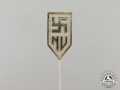 Sweden. A Member's Badge Of The Swedish Nsap's Youth Organization Nordisk Ungdom (Nu)