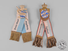 Bavaria, Kingdom. A Pair Of Veterans Association Badges
