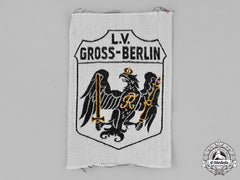 Germany, Weimar. A Stahlhelm Gross-Berlin (Greater Berlin) Sleeve Patch