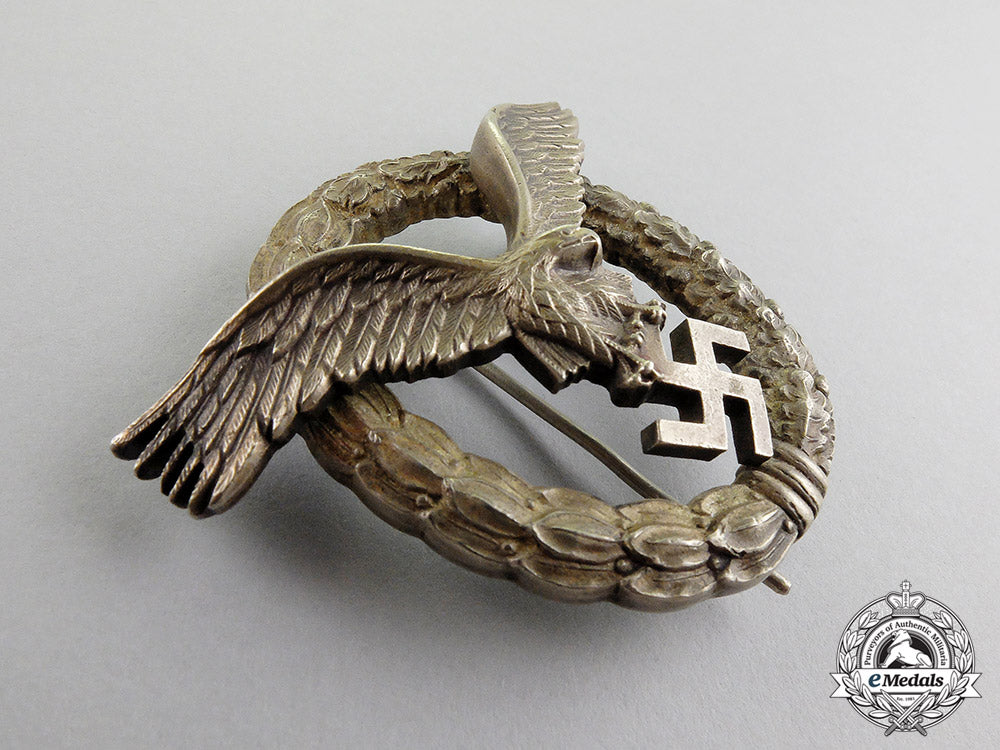germany._an_early_quality_luftwaffe_pilot’s_badge_by_friedrich_linden_dscf6533