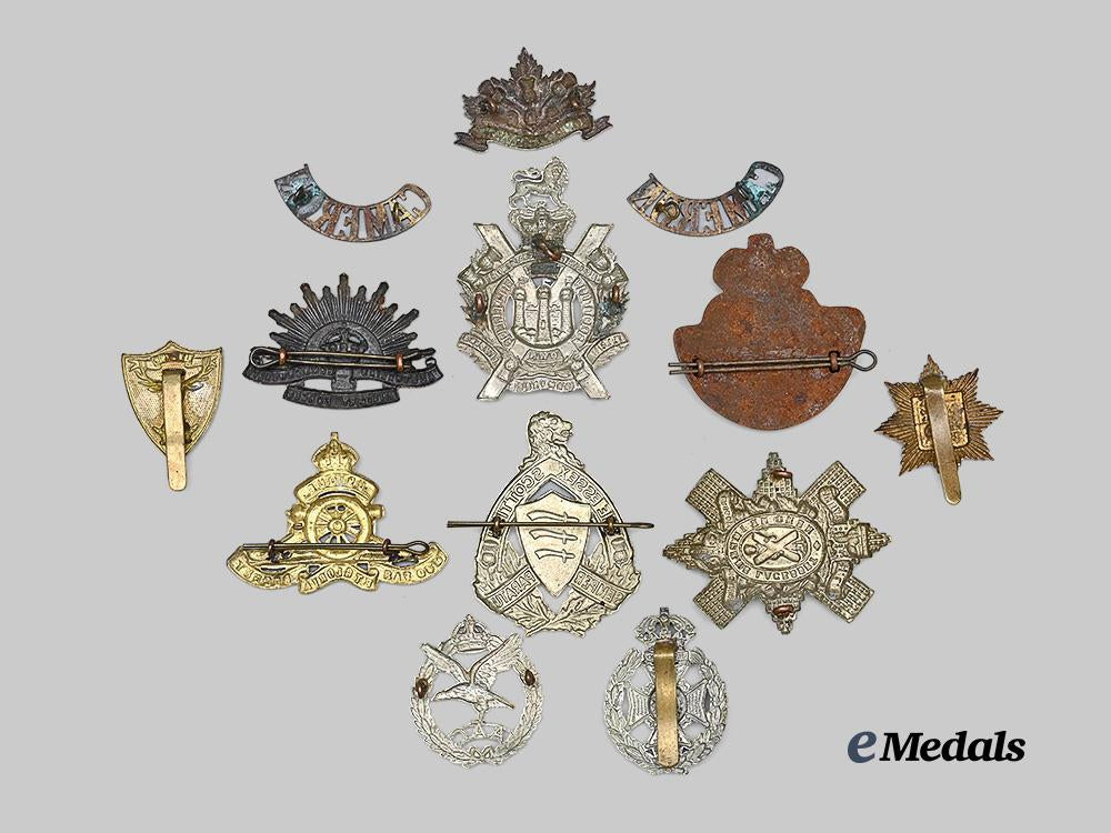 canada,_commonwealth._a_lot_of_british&_canadian_cap_badges_e_medals__c7793_3