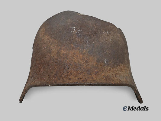 germany,_imperial._a_stirnpanzer,_battle-_damaged_example_e_medals__g61800_2