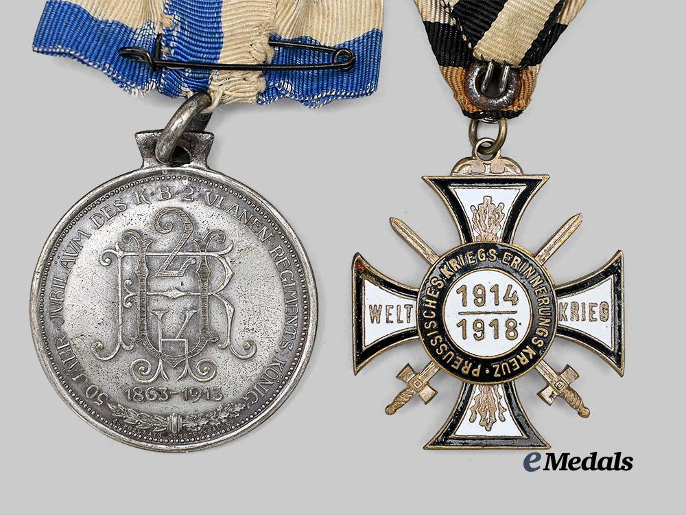 germany,_imperial._a_pair_of_commemorative_decorations_for_military_service_e_medals__g61862_5