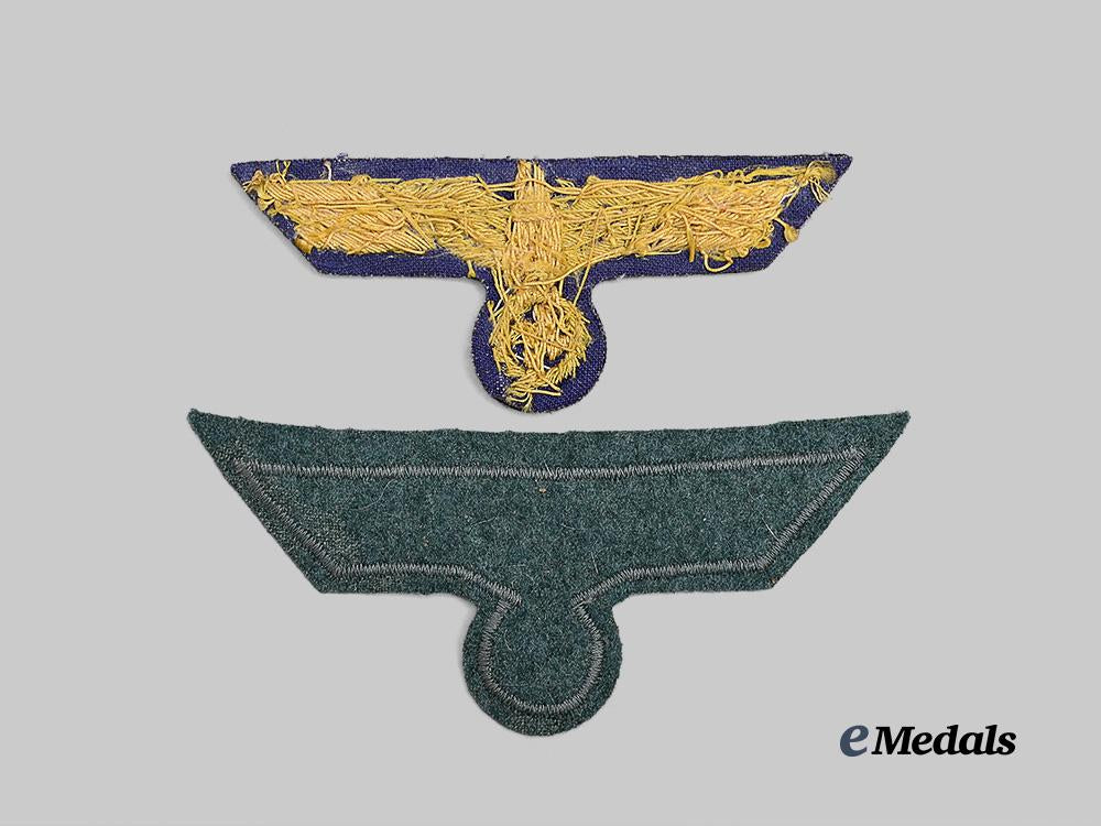 germany,_wehrmacht._a_pair_of_breast_eagles_for_officer_ranks,_heer_and_kriegsmarine_issue_e_medals__g62187_3