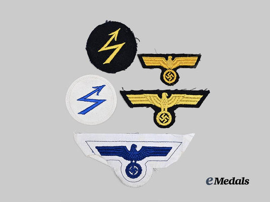 germany,_kriegsmarine._a_mixed_lot_of_cloth_insignia_for_enlisted_ranks_e_medals__g62306_2