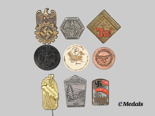 Germany, Third Reich. A Lot of Commemorative Badges