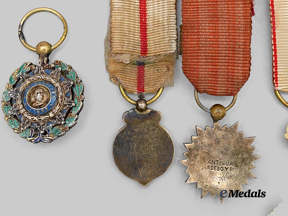cuba,_republic._a_five_piece_miniature_medal_bar_e_medals__m0440-19_7