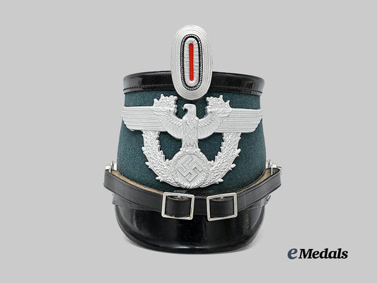 germany,_ordnungspolizei._a_schutzpolizei_shako_for_enlisted_ranks,_by_robert_lubstein_e_medals__m0676-289_2