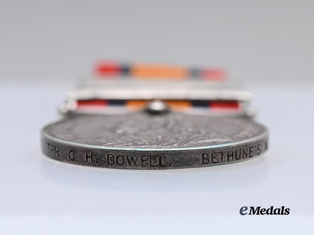 united_kingdom._a_queen’s_south_africa_medal_to_trooper_c._h._dowell,_bethune’s_mounted_infantry,_p_o_w_at_witkopjes,1901_e_medals__m0712-43_7