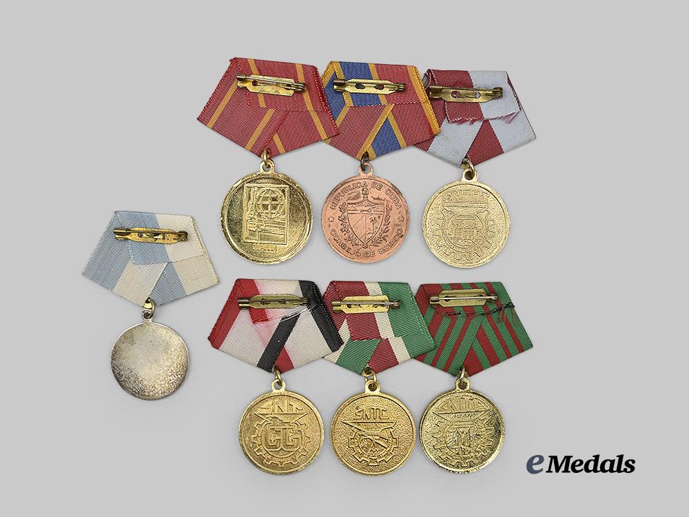 cuba,_republic._a_group_of_seven_labour,_trade_union,_solidarity,_and_commemorative_medals_e_medals__w8413_5