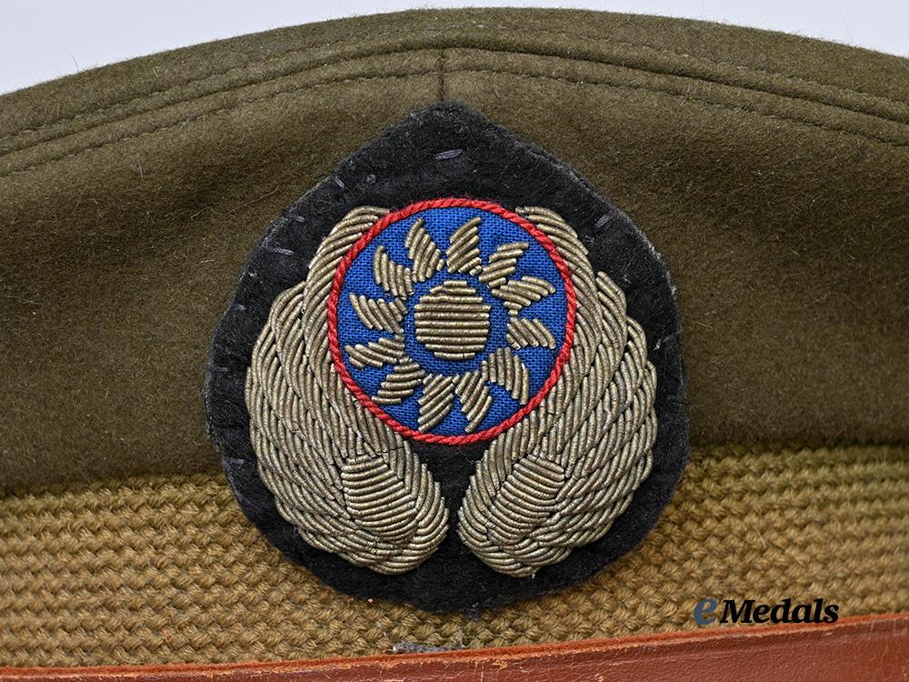 china,_republic._a_kuomintang_army_officer’s_service_cap,_c.1944_e_medals__w8686_10