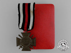 A Mint Honour Cross Of The War 1914/18 “Hindenburg Cross” In Its Original Case Of Issue