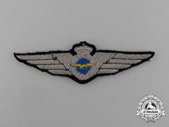 A Second War Finnish Air Force Observer's Wing; Cloth Version