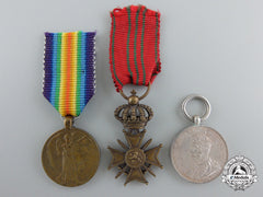 Three First War Period European Miniature Medals And Awards