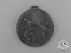 A Scarce 1943 German Wartime Christmas Medal For Front Soldiers In Greece