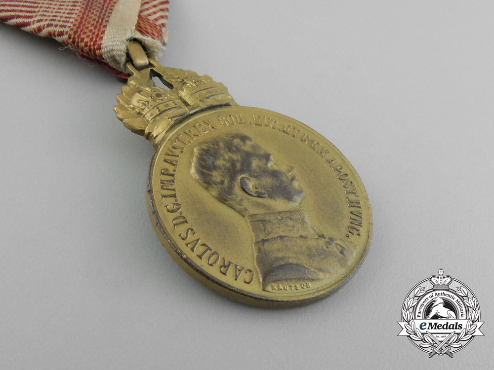 an_austrian_military_merit_medal;_bronze_grade,_karl_i(1917-1918)_and_silver_grade_ribbon_bar_e_2741