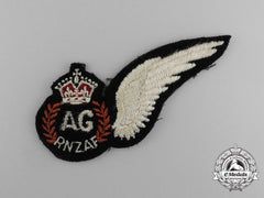 A Second War Royal New Zealand Air Force (Rnzaf) Air Gunner (Ag) Wing