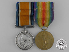 A First War Pair To Sergeant G. Northcote; Army Service Corps