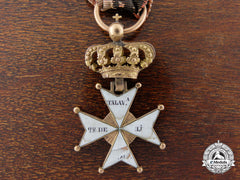 A Scarce And Fine 1809 Spanish Talavera Cross In Gold