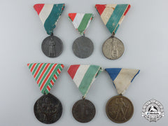 Hungary. Six Sport Medals