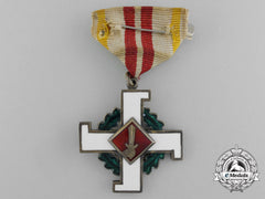 A Latvian Home Guard Cross Of Merit