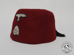 An Ss Fez Of The 13Th Handschar Division