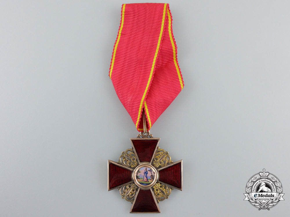 an_imperial_russian_order_of_st.anne;_third_class_cross_in_gold_with_case_e_494