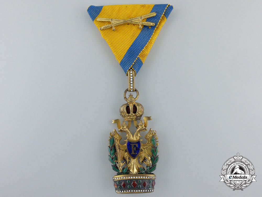 an_austrian_order_of_the_iron_crown;_third_class_with_war_decoration_by_a.e.kochert_e_580