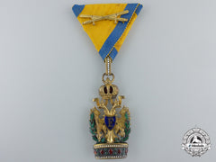 An Austrian Order Of The Iron Crown; Third Class With War Decoration By A.e.kochert