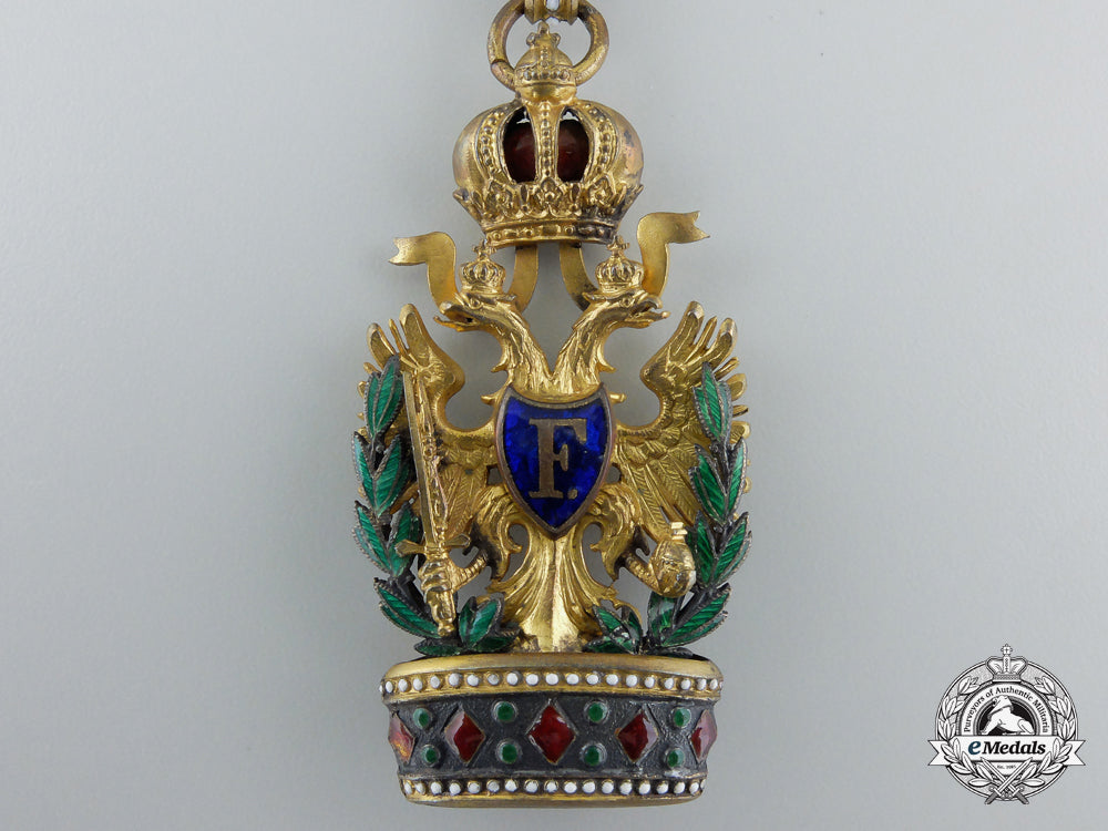 an_austrian_order_of_the_iron_crown;_third_class_with_war_decoration_by_a.e.kochert_e_581