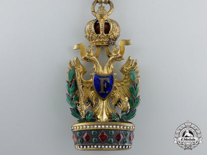 an_austrian_order_of_the_iron_crown;_third_class_with_war_decoration_by_a.e.kochert_e_581