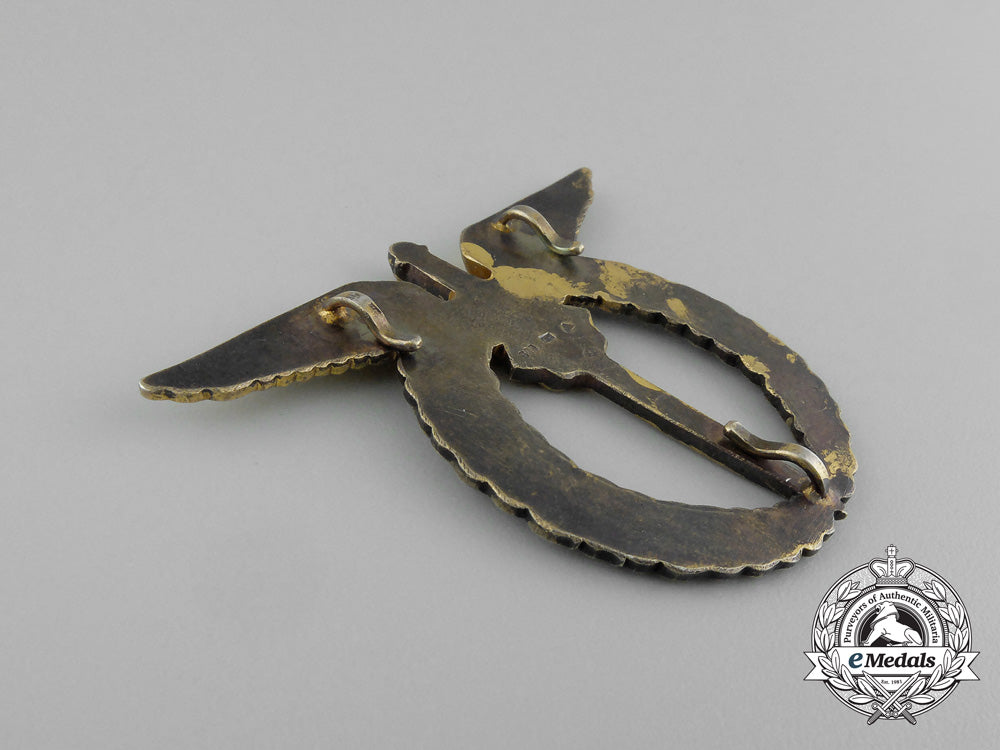 a1930'_s_czechoslovakian_silver_air_force_pilot's_badge_e_7495