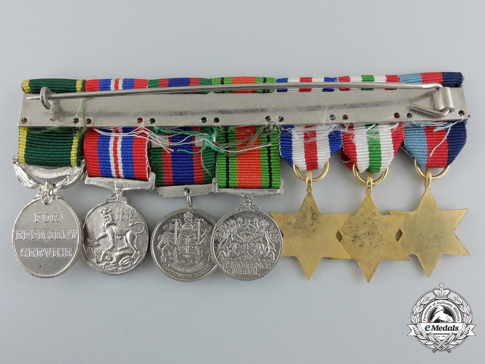 a_second_war_canadian_efficiency_miniature_group_of_seven_e_761