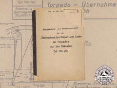 Germany, Kriegsmarine. A Manual For Handling Of Torpedo Of Experimental Submarines U-792 And U-793