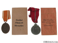 East Medal & West Wall Medal Pair