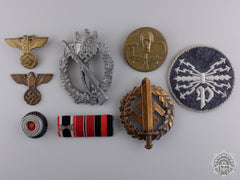 Eight Second War German Insignia, Awards, And Badges