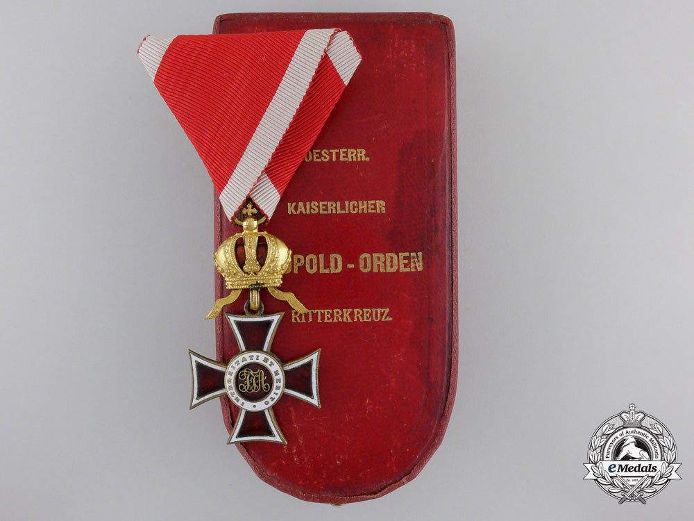 a_first_war_austrian_order_of_leopold_with_case_by_c.f._rothe_em26a