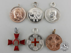 Six First War Period German Miniature Medals & Awards