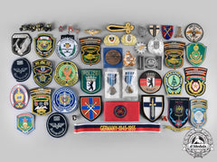Belarus, Bulgaria, Germany, Ghana, Hungary, Italy, Ukraine, United Kingdom, United States, Yugoslavia. Lot Of Forty-Six Items