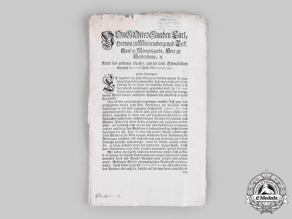 württemberg,_duchy._an_official_ducal_document_addressing_supply_shortages,1745__emd2252_c20_01861_1