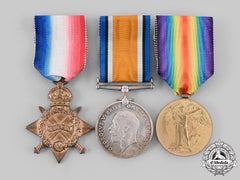 United Kingdom. A First War Trio To Private Charles Baldry, 5Th Suffolk Regiment