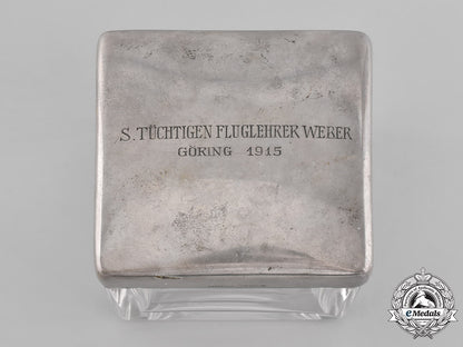 germany,_luftwaffe._a_silver&_glass_box_given_to_flight_instructor_ludwig_weber_by_his_graduating_student_hermann_göring_in1915_emd_0629_2__1