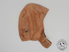 A First War Aef Spalding Flyer's Helmet Used By Canadian Rfc Pilot