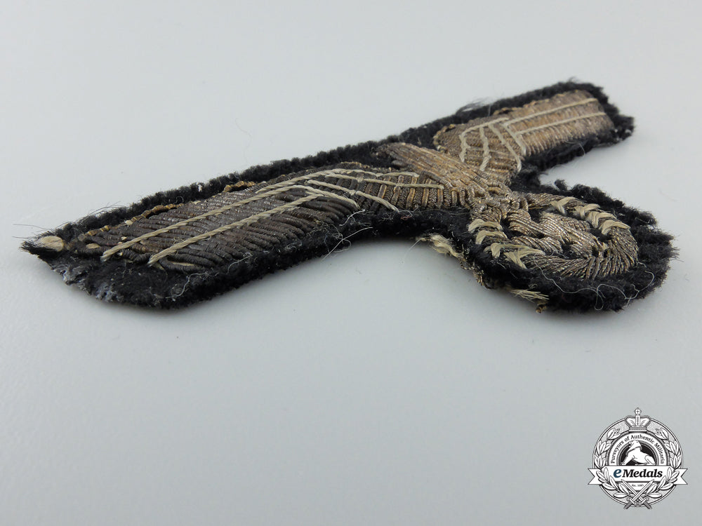 an_army-_panzer_style_breast_eagle_on_black_wool_backing_f_321