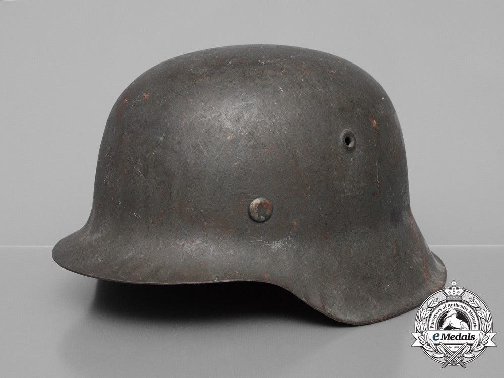 A Wehrmacht M42 Heer Stahlhelm – eMedals